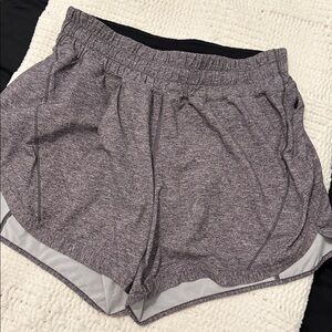 Lululemon Athletica Black and Gray Shorts